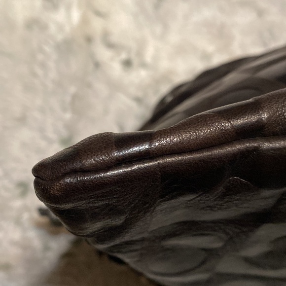 NWOT gorgeous Dark brown leather handbag - Picture 14 of 16